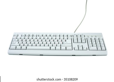 classic white keyboard