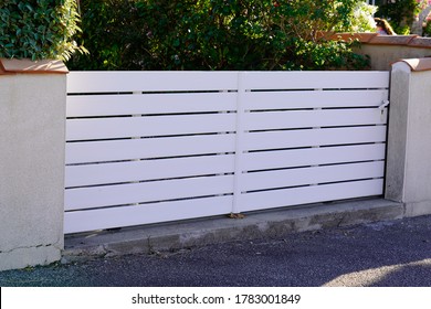 Classic White Pvc Plastic Home Gate Stock Photo 1783001849 | Shutterstock