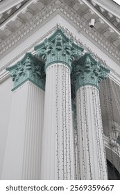 Classical, architecture, columns, facade, heritage.