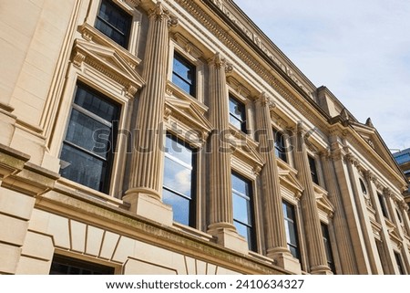 Classical Courthouse Architecture with Corinthian Columns, Downtown Fort Wayne