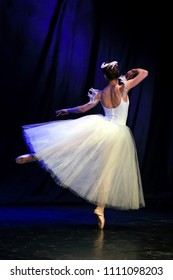 Classical dance - girls dance ballet on pointe and tutu. Sugar Plum Fairy from "The Nutcracker" Tchaikovsky. International contest-festival "Seven steps" Choreography, Novosibirsk 11-12.11.17