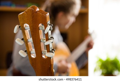 classical guitar head