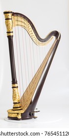 Classical Music Instrument. Pedal Harp