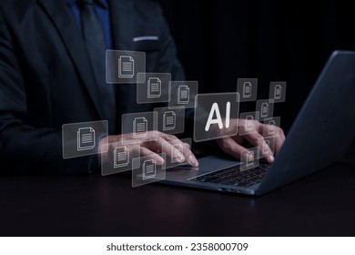Classification of documents using AI. A new way to manage documents with AI, intelligent document processing. Account verification using AI artificial intelligence.