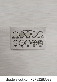 Classification of sand grain sizes whose function is unknown