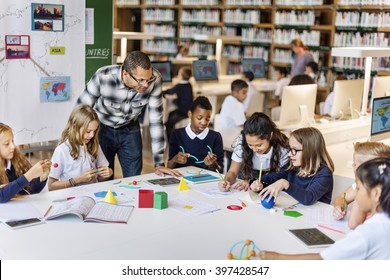 Classroom Learning Mathematics Students Study Concept Stock Photo ...