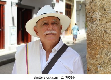 Classy Colombian Elder Man Outdoors