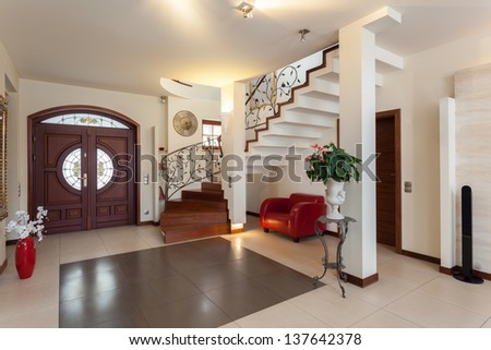 Similar – Image, Stock Photo Staircase Entrance