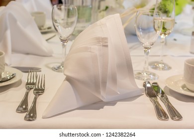 Classy Table In A Good Restaurant