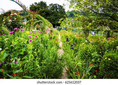 Claude Monet Garden In Giverny, Normandy