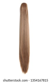 Claw Clip Straight Brown Synthetic Ponytail Hair Extensions