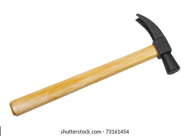 Claw Hammer Isolated On White