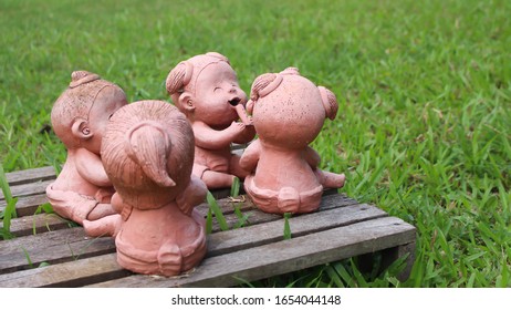 handmade clay dolls