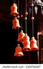 Clay hanging bells, Clay Little Bells, Clay Hanging Bells Handmade for Home decoration.