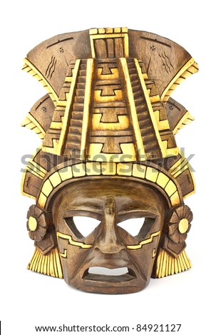 clay mask of a maya