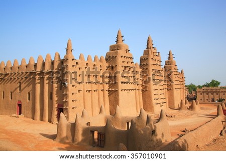 Clay mosque in Mali