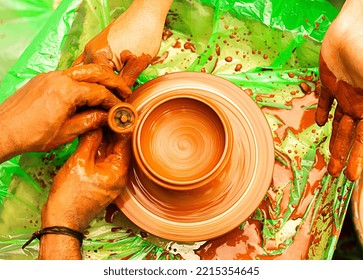 Clay Pot Making By Pottery