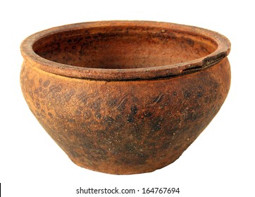 old clay bowls