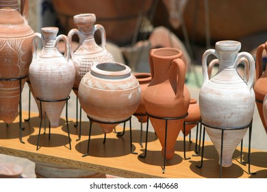 Clay Pots For Sale In Cyprus Market