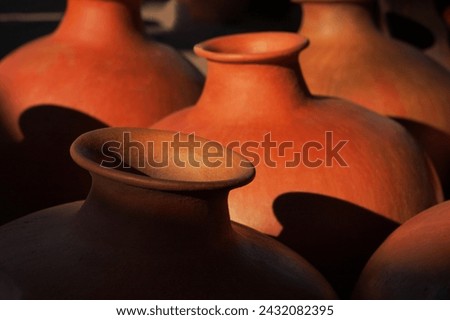 Clay Pottery Vase Earthenware Jugs.
