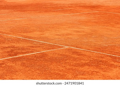 clay tennis court surface outdoors lines.jpg - Powered by Shutterstock