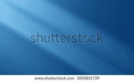 A clean abstract background featuring diagonal light rays on a solid blue gradient.