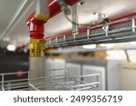 Clean agent fire suppression system used in data centers, backup battery rooms, electrical rooms (under 400 volts), sub-floors or tape storage libraries.