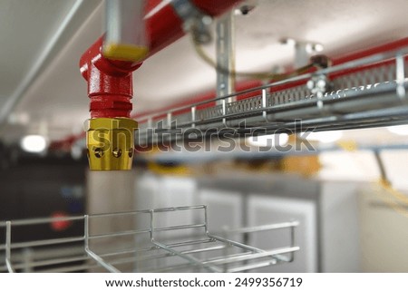 Clean agent fire suppression system used in data centers, backup battery rooms, electrical rooms (under 400 volts), sub-floors or tape storage libraries.