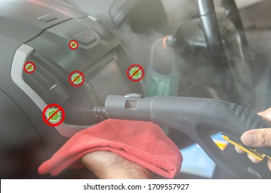 Clean The Air Of The Car. Steam Heat Sterilization In Air Duct Cleaning, Disinfection Of Vehicles.Kill Germs, Viruses And Bacteria With High Heat.