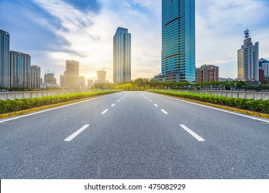 Clean City Road,shanghai,china.