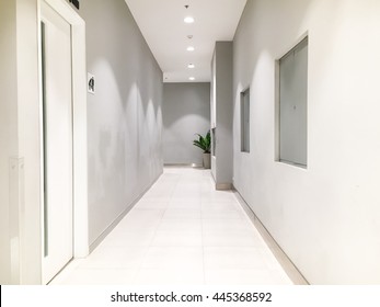 The Clean Corridor In The Building.