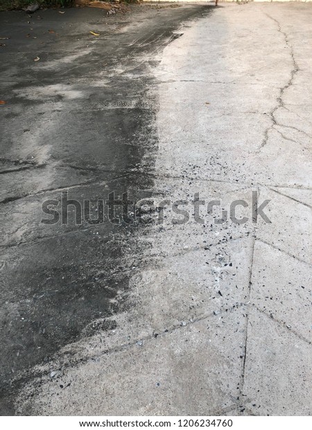 Clean Dirty Concrete Floor Rough Surface Stock Photo Edit