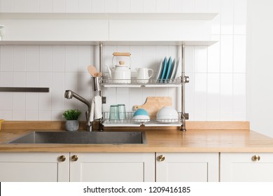 Wooden Dish Rack Images Stock Photos Vectors Shutterstock