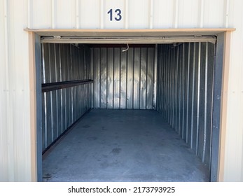 A Clean Empty Storage Unit Open