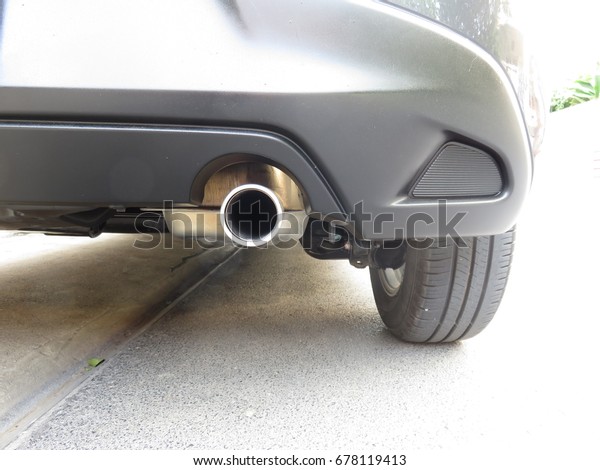 Clean Exhaust Pipe Muffler Tailpipe On Stock Photo 678119413 | Shutterstock