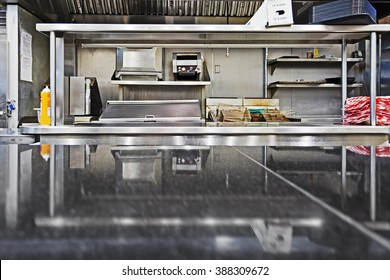 Clean Food Prep And Kitchen Area.