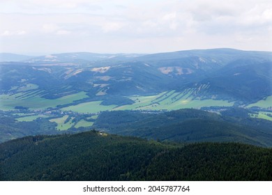 Clean Landscape in mountains Hruby Jesenik in the northeastern Bohemia, Czech Republic - Shutterstock ID 2045787764