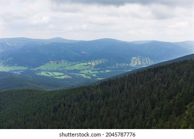 Clean Landscape in mountains Hruby Jesenik in the northeastern Bohemia, Czech Republic - Shutterstock ID 2045787776