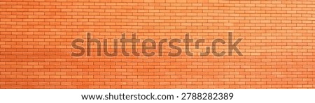 Clean pattern of a modern red brick wall surface