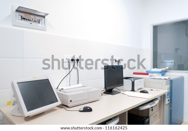 Clean Room Table Boxes Equipment Stock Photo Edit Now