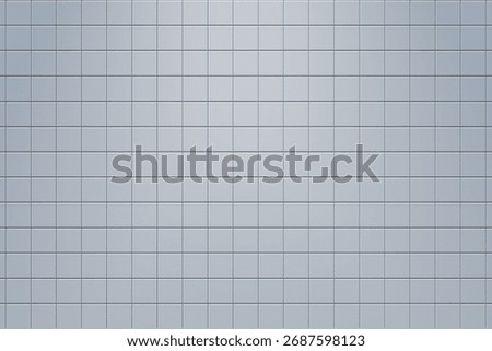 Clean square tile wall background with a modern and minimalistic design. Smooth light gray surface suitable for bathroom, kitchen, or architecture concepts.
