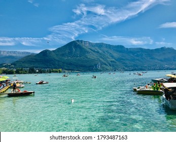 Clean And Stunning Lake Annecy In Summertime