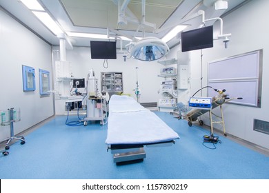 The clean and tidy surgical room modern equipment in the hospital unveiled - Shutterstock ID 1157890219