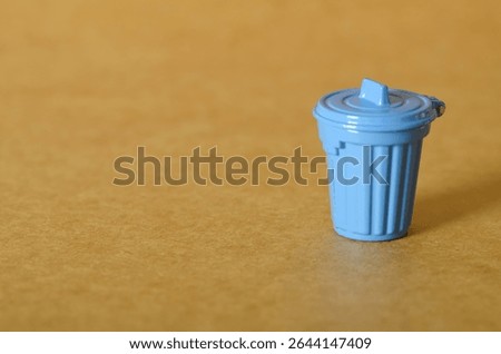 Clean Trash Bin Isolated on White Background – Waste Management Concept