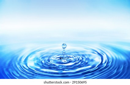 Clean Water Splash Blue Stock Photo 29150695 | Shutterstock