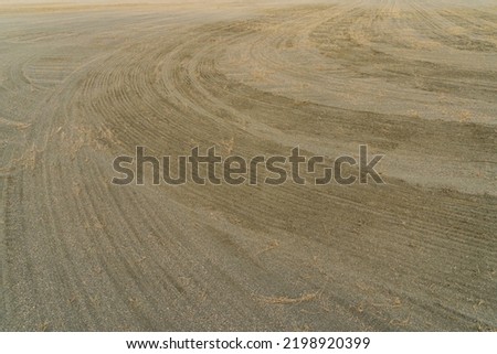 Clean and well leveled ground