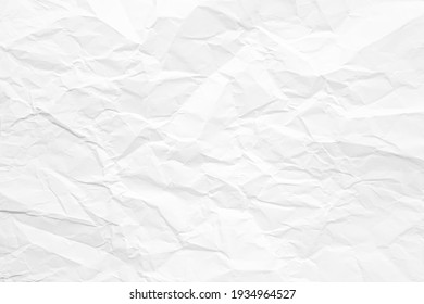 Clean white paper, wrinkled, abstract background. - Shutterstock ID 1934964527