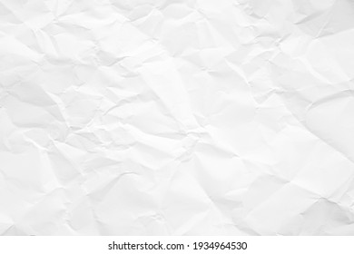 Clean white paper, wrinkled, abstract background. - Shutterstock ID 1934964530