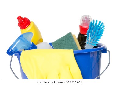 Cleaner Brush Bucket House Cleaning Stock Photo (Edit Now) 267712406