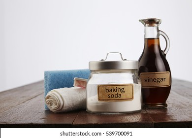 Cleaning Agent Baking Soda With Vinegar